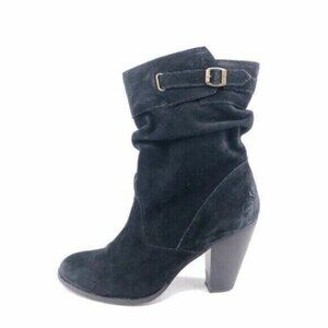 Zodiac Pandell Black Suede Ankle Boots 9.5M